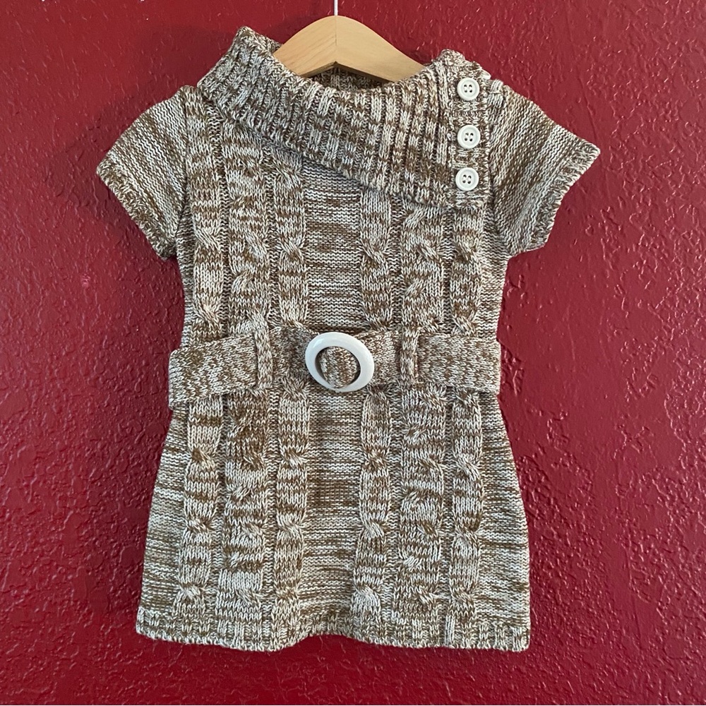 Y2K Cherry Stix Knit Sweater Dress Size 18 Months